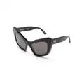 Balenciaga Eyewear Monaco cat-eye frame sunglasses - Black