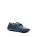 Tod's Gommino embossed loafers - Blue