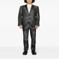 Karl Lagerfeld Road printed tapered-leg trousers - Grey