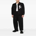 Yohji Yamamoto x New Era pleat-detail trousers - Black