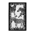 Dolce & Gabbana Zebra cotton beach towel - Black