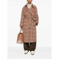 JOSEPH Chatsworth check-pattern coat - Neutrals