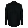 Paul Smith buttoned wool-blend shirt jacket - Black
