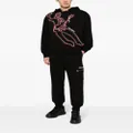 Karl Lagerfeld Karl Rocks organic-cotton blend hoodie - Black