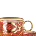 Versace Medusa Garland espresso cup and saucer - Red