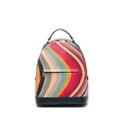 Paul Smith swirl-print leather backpack - Blue