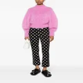 Marni polka-dot print cropped trousers - Black