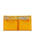 Burberry two-tone cotton clutch bag - Yellow