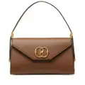 Bally Emblem Trapeze leather tote bag - Brown