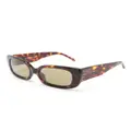 Linda Farrow cat-eye frame sunglasses - Brown