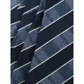 Kiton diagonal stripe silk-blend tie - Blue