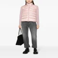 Moncler padded zip-up wool cardigan - Pink