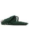 Burberry small Knight shearling shoulder bag - Green