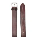 Boglioli metallic-buckle adjustable belt - Brown