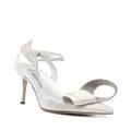 Sergio Rossi x Area Marquise 90mm crystal-embellished pumps - White