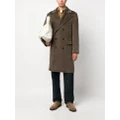 Boglioli double-breasted cashmere coat - Brown