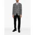 Brunello Cucinelli check-pattern wool-blend blazer - Grey
