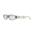 Versace Eyewear Medusa Biggie oval-frame sunglasses - Grey