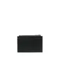 Valextra logo cardholder wallet - Black