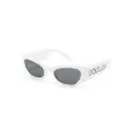 Dolce & Gabbana Eyewear cat-eye frame sunglasses - White