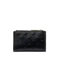 Jimmy Choo Hanni bi-fold leather wallet - Black