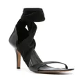 ISABEL MARANT Askja 105mm leather sandals - Black