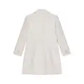 Dolce & Gabbana Kids double-breasted virgin wool coat - White