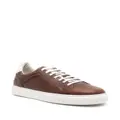 Brunello Cucinelli lace-up leather sneakers - Brown
