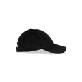 Saint Laurent logo-embroidered cotton cap - Black