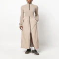 Brunello Cucinelli two-way zip-up maxi skirt - Neutrals