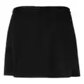 DKNY pleated mid-rise miniskirt - Black