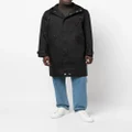 Mackintosh GRANISH cotton hooded coat - Black