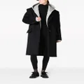 Miu Miu virgin wool-blend velour coat - Black