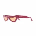 Retrosuperfuture x Marni Fairy Pools cat-eye sunglasses - Red