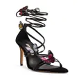 Sophia Webster Vanessa 115mm butterfly sandals - Black