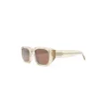 Thierry Lasry Victimy rectangle-frame sunglasses - Neutrals
