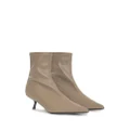 ANINE BING Hilda 50mm faux-leather boots - Neutrals