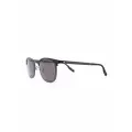 Montblanc round-frame sunglasses - Black