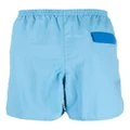 Patagonia logo-patch swim shorts - Blue