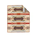 Pendleton geometric-print jacquard blanket - Neutrals