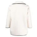 DKNY faux-shearling single-breasted coat - Neutrals
