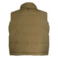 White Mountaineering high-neck padded gilet - Green