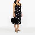 Marni polka dot-print midi dress - Black
