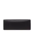 Ferragamo Gancini-plaque leather purse - Black