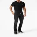 Philipp Plein Supreme logo-plaque slim-cut jeans - Black