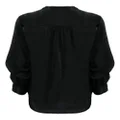 DKNY balloon-sleeve button-up shirt - Black