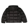 C.P. Company Kids logo-patch padded-design jacket - Black