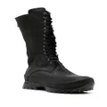 Yohji Yamamoto leather lace-up boots - Brown