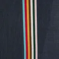 Paul Smith logo-stripe scarf - Blue