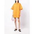Jason Wu balloon-sleeved shirt dress - Orange